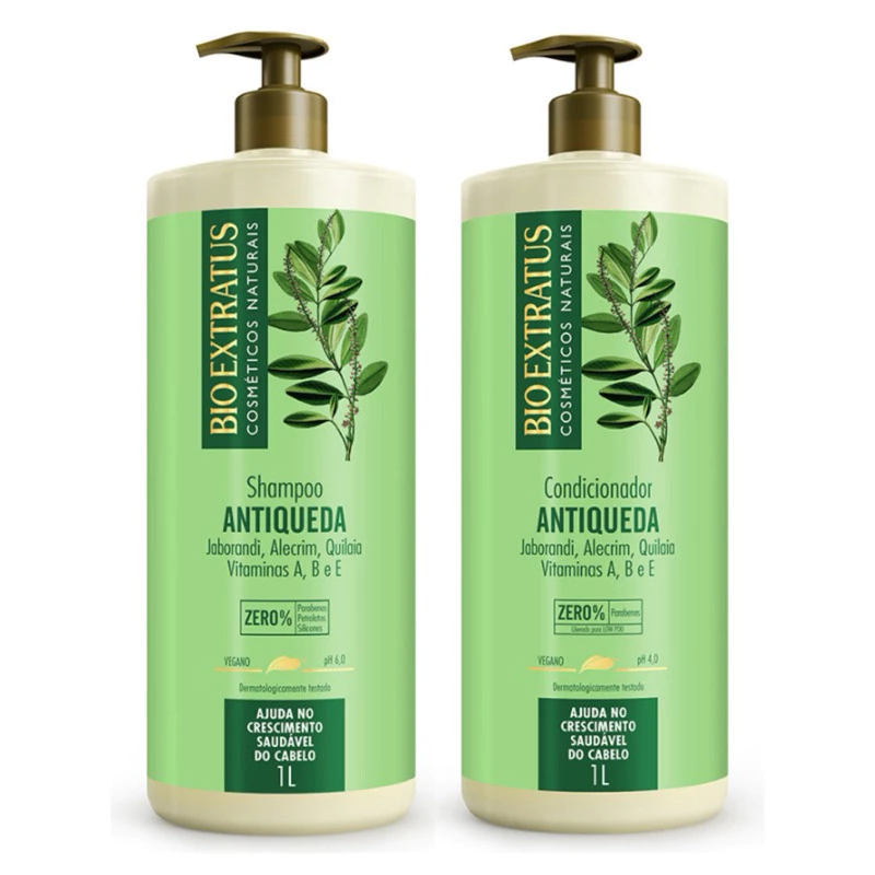 Kit Jaborandi Bio Extratus Shampoo e Condicionador