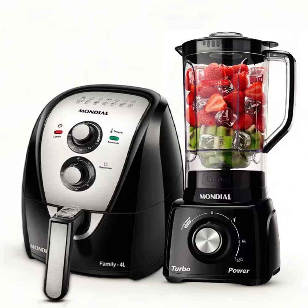 air fryer e liquidificador mondial